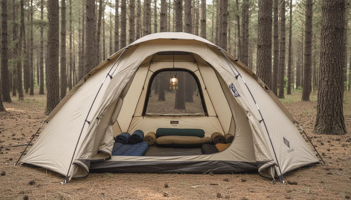 Tente Camping 6 Personnes Dôme 4 Saisons