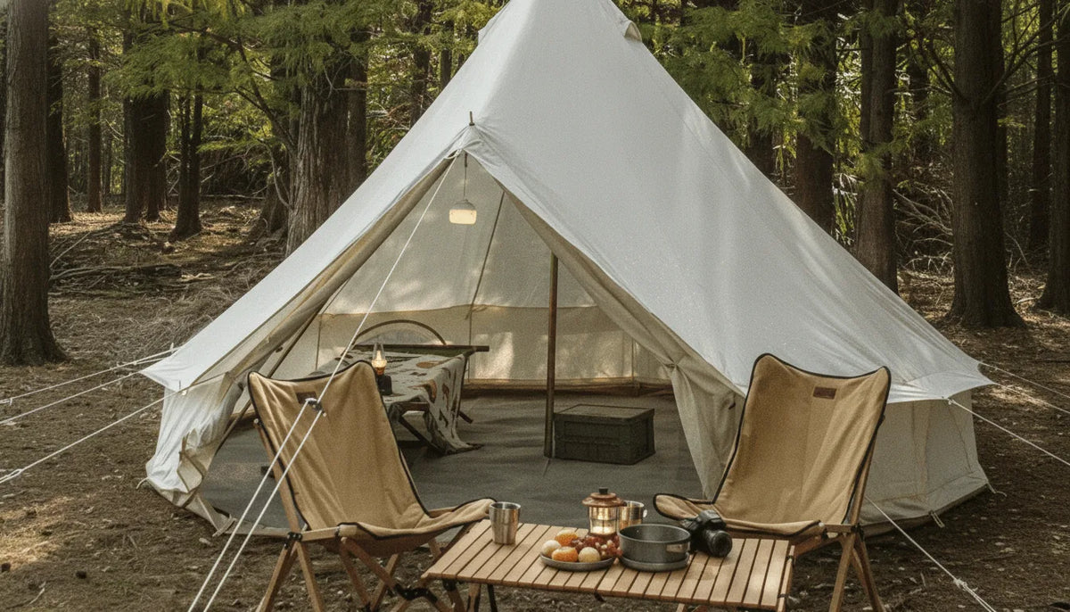 Tente Coton Familiale 5-8 Personnes - Confort & Aventure
