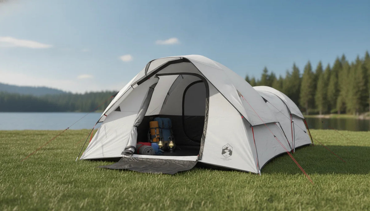 Tente Camping 5 Places 2 Chambres - Confort & Protection