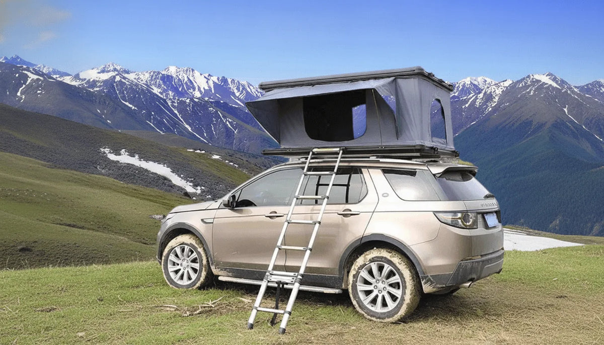 Tente de Toit Rigide 2 Places : Ouverture Auto Rapide