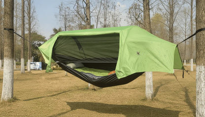 Hamac Tente 4-en-1 : Abri Nomade Imperméable