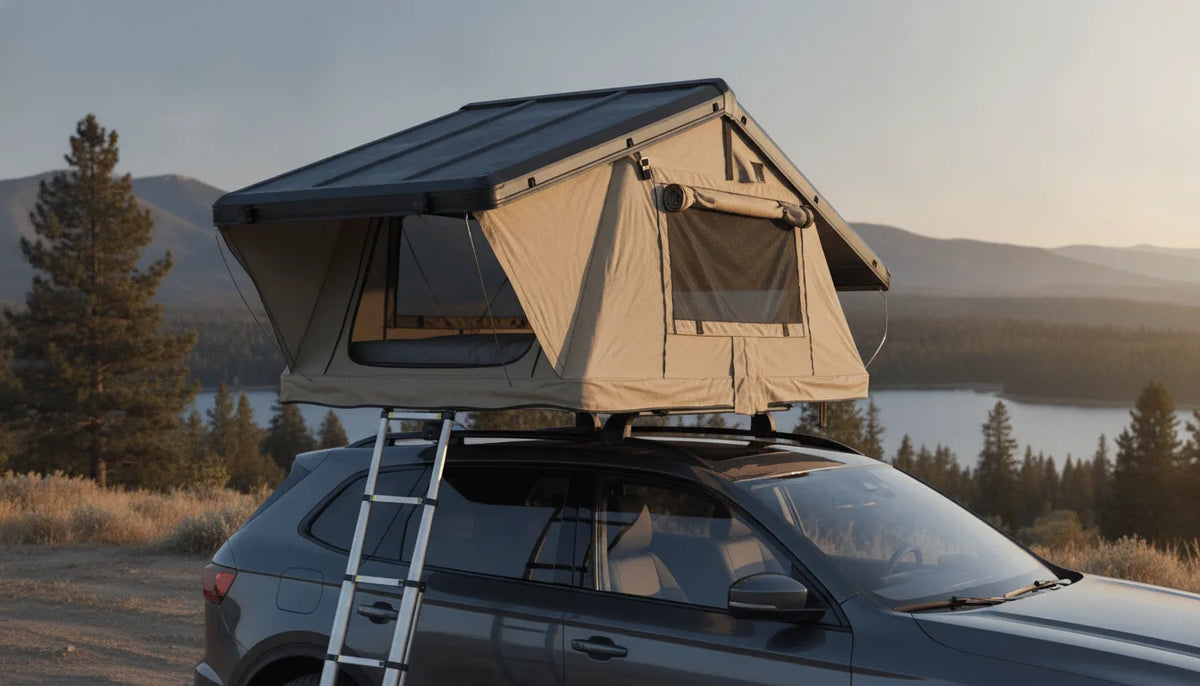 Tente de Toit Rigide 2 Personnes - Aventure Outdoor