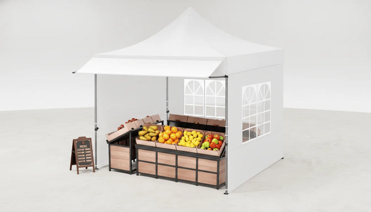 Tente Pliante Pro 3x3m - Marché & Événements
