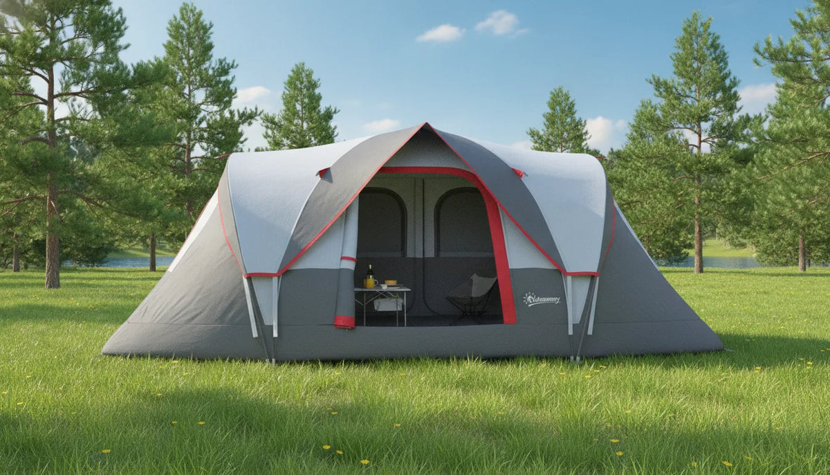 Tente Tunnel Familiale 6 Places - Confort & Espace