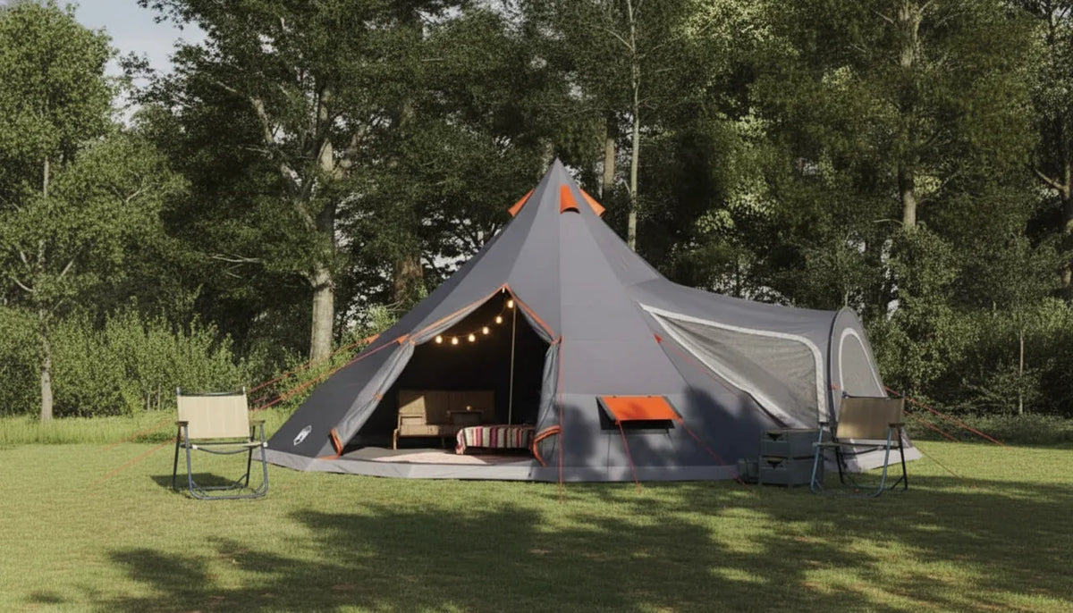 Tente Tipi Familiale Spacieuse 6 Personnes