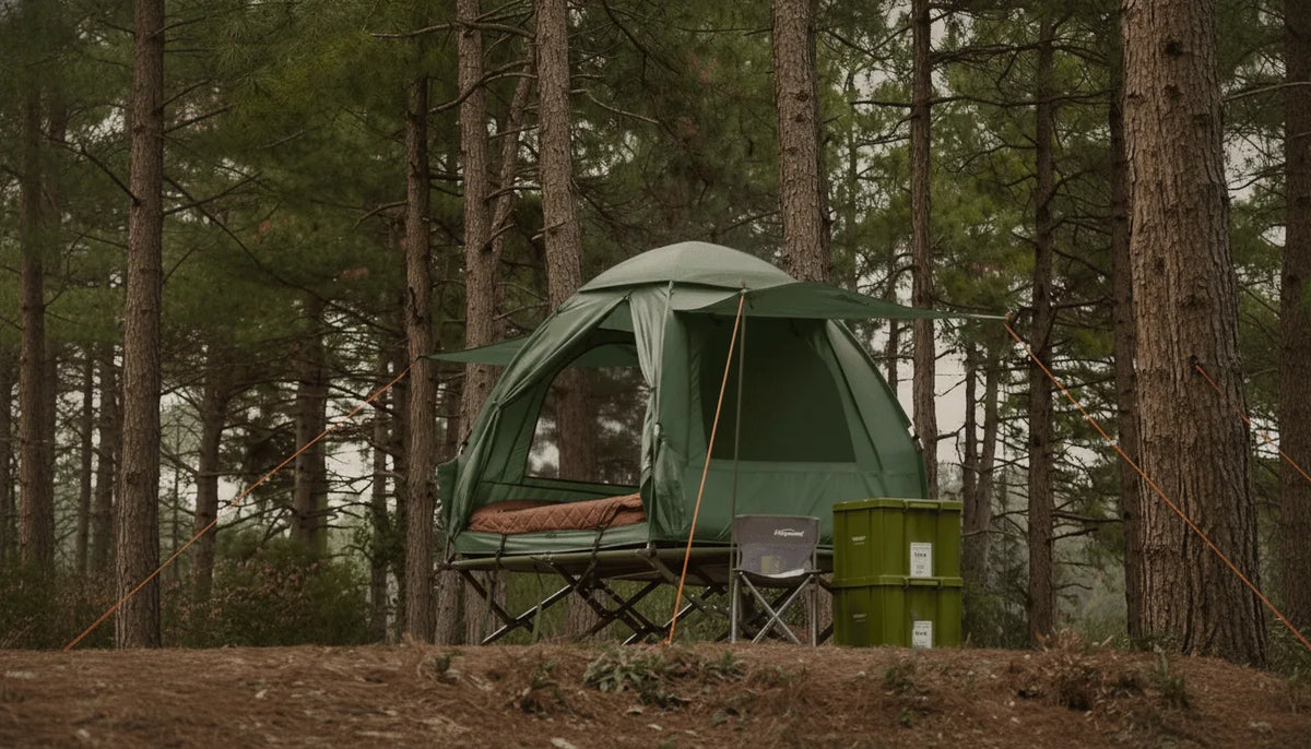 Tente Lit de Camp 2P : Confort Surélevé et Protection Totale