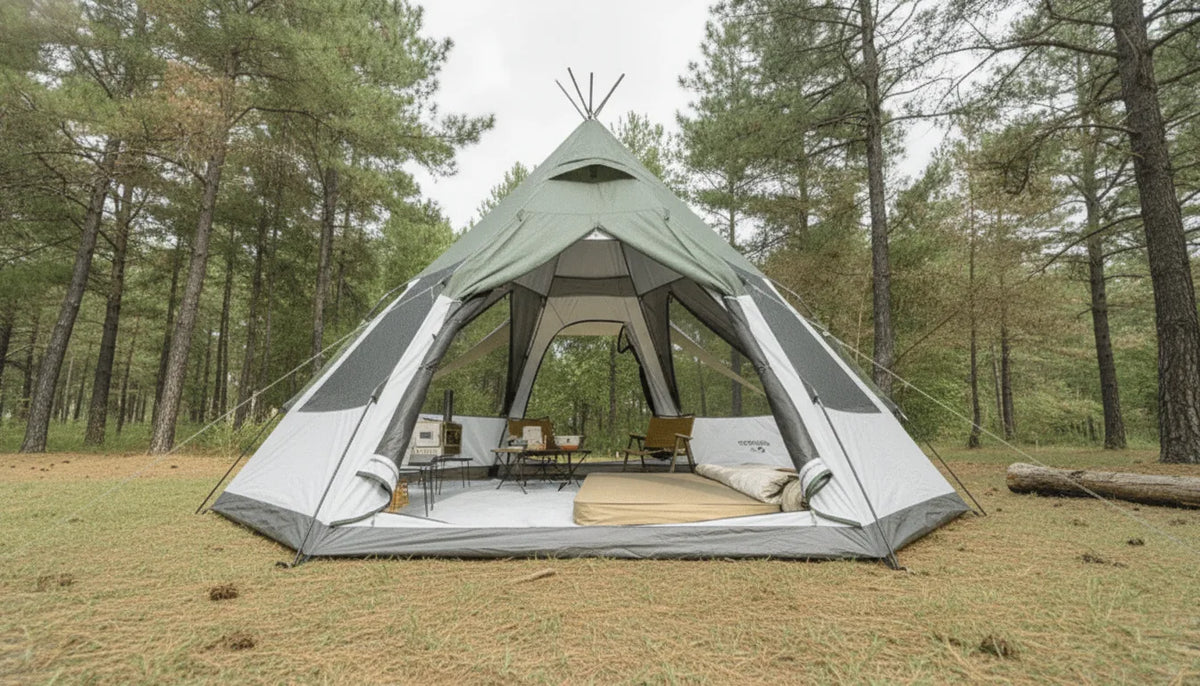 Tente Tipi 4 Places Spacieuse et Imperméable
