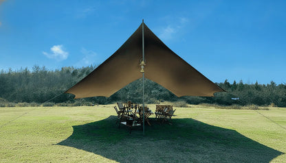 Tente Camping 10 Personnes 14m² Oxford 150D Anti-UV