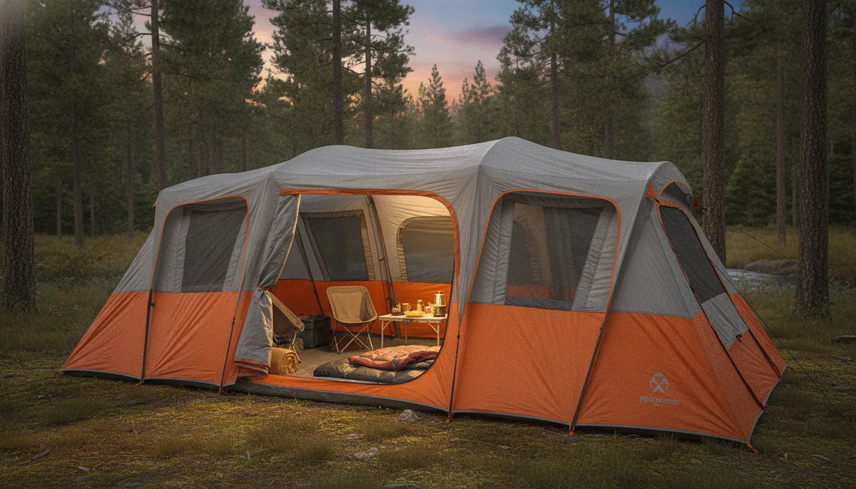 Tente Familiale Géante 10 Places - Camping & Aventures