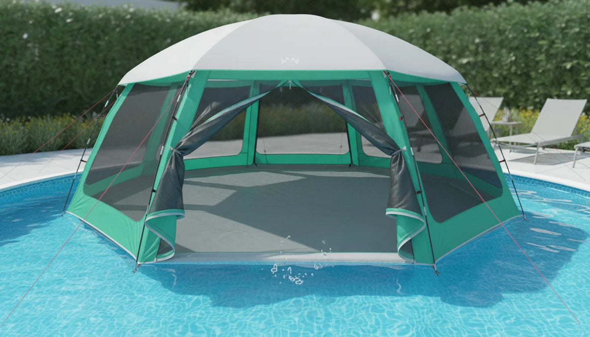Tente Piscine Hors Sol XL - Abri Polyvalent Imperméable