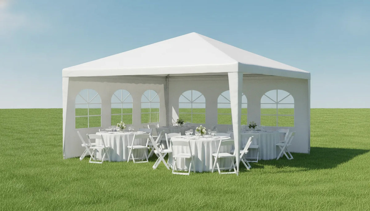 Tente de réception 3x6m - Espace événementiel chic et résistant