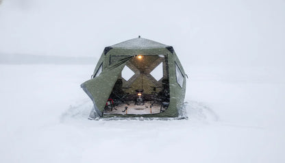 Tente de Pêche sur Glace 4 Saisons Grand Froid