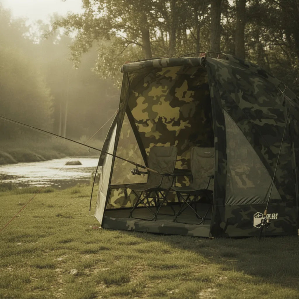 Tente de Pêche Camouflage Imperméable