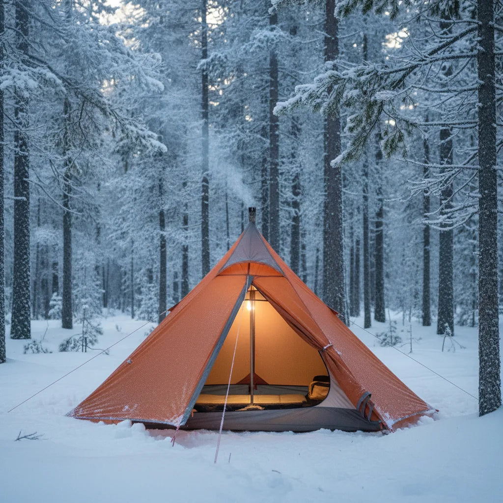 Tente Tipi Solo 4 Saisons Orange