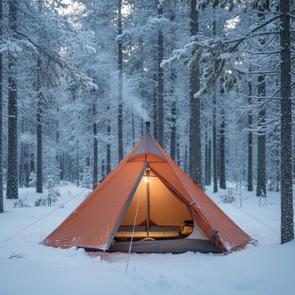 Tente Tipi Solo 4 Saisons Orange