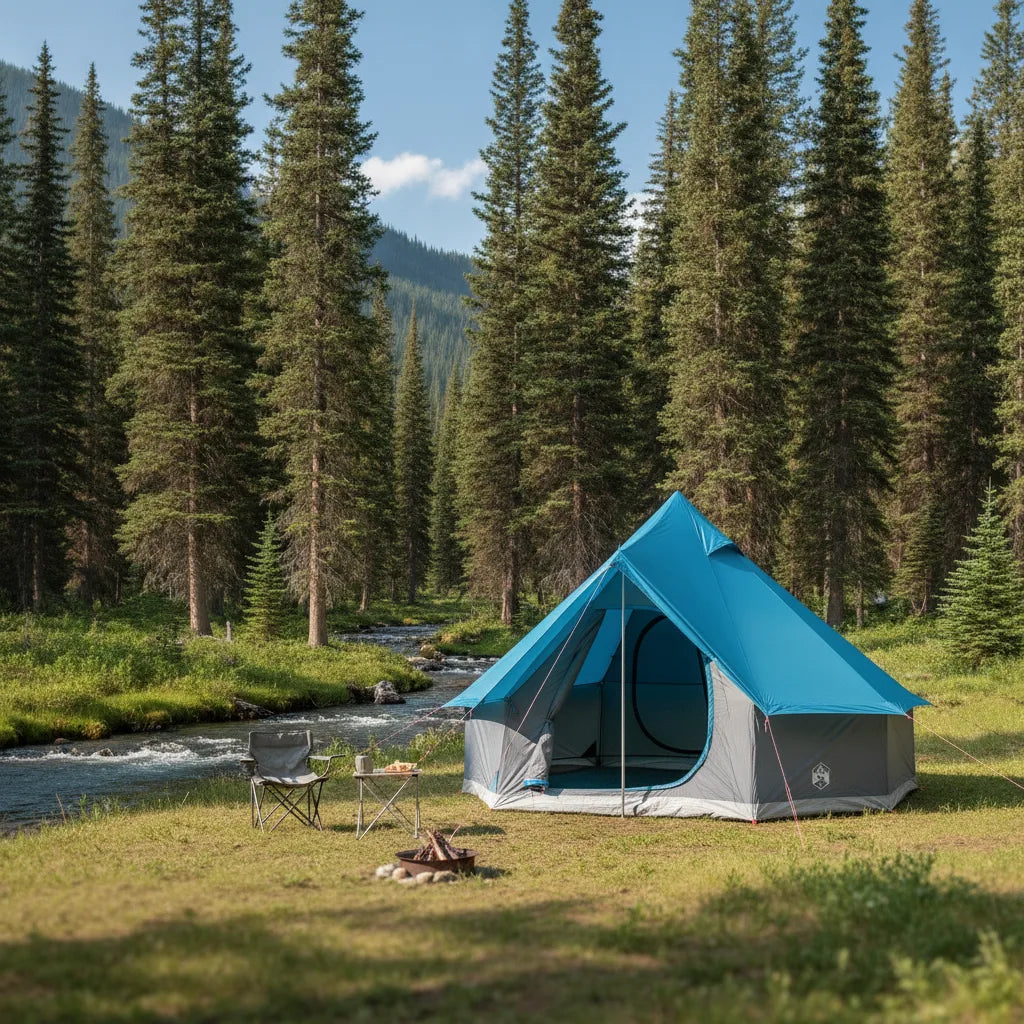 Tente Tipi Camping 6 Personnes Imperméable
