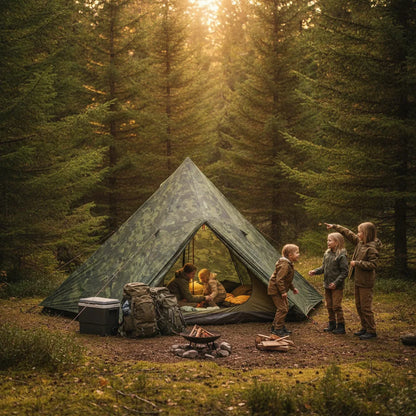 Tente Tipi Militaire 6 Personnes Imperméable