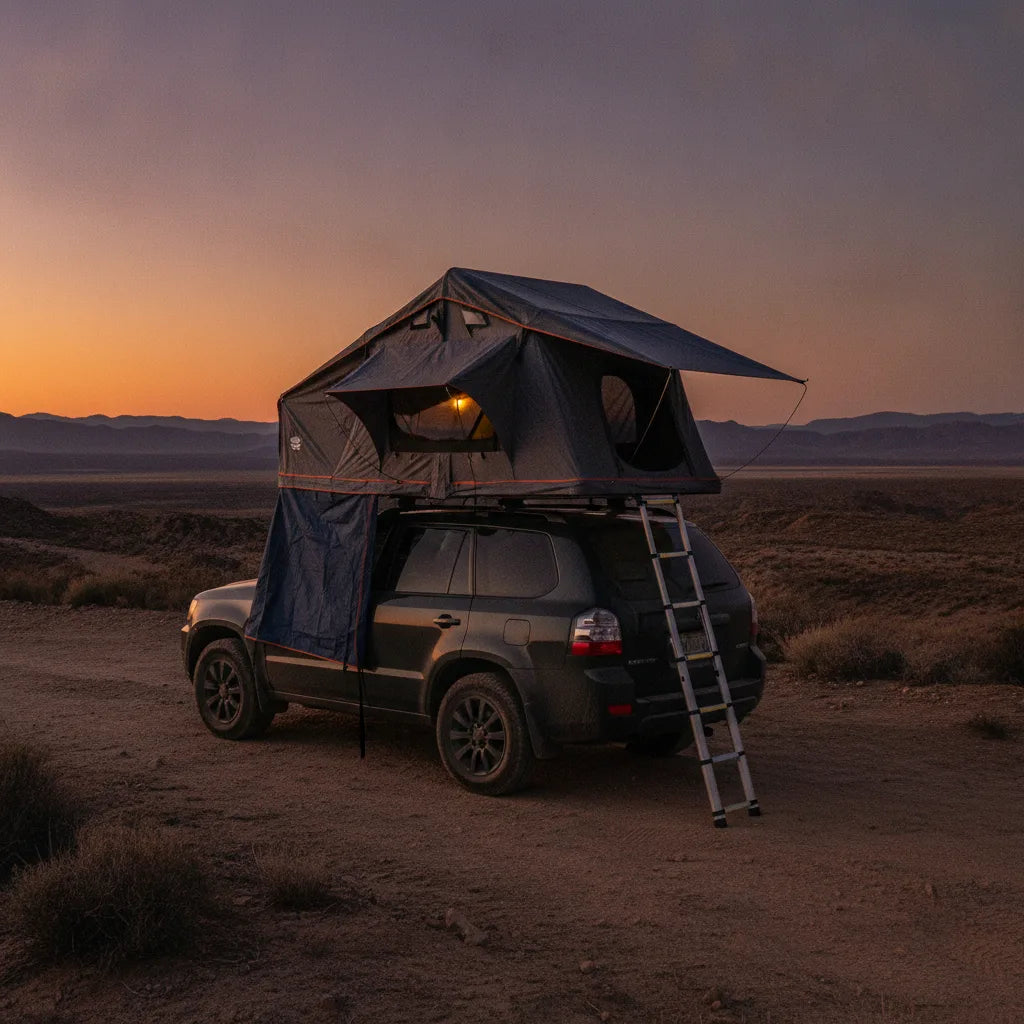 Tente de Toit Rigide 2 Personnes - Aventure Outdoor