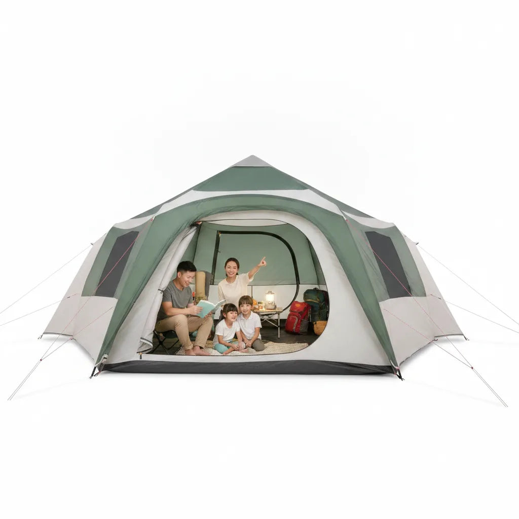 Tente Familiale 12 Personnes - 25m² Espace & Confort