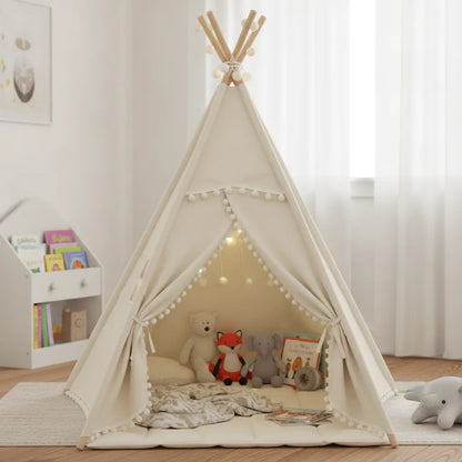 Tente Cabane Enfant Intérieure - Château & Tipi Ludique
