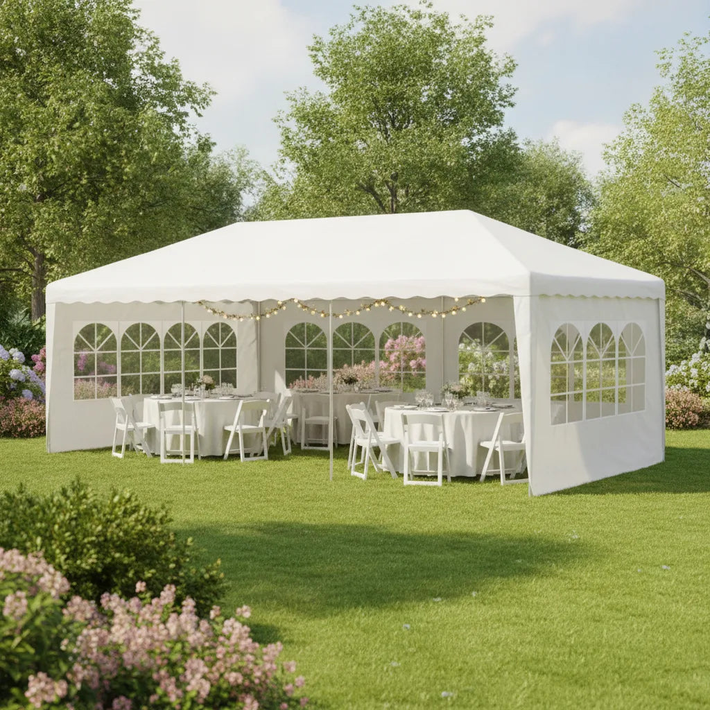 Tente de réception 3x6m - Espace événementiel chic et résistant
