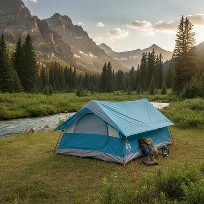 Tente Camping 2 Places Imperméable & Ventilée