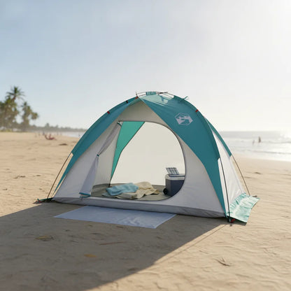Tente de Plage Pop-Up 2 Personnes Vert d'Eau