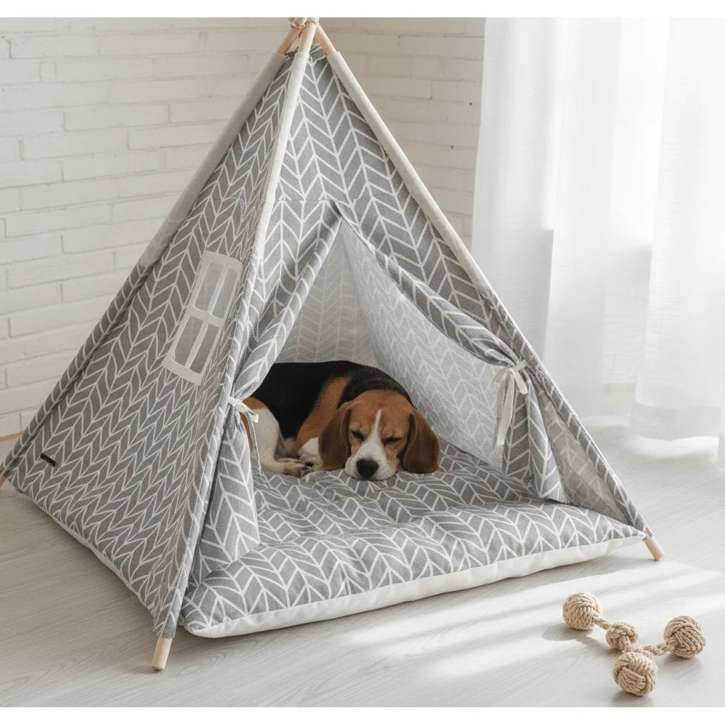 Tipi Confort Lin pour Chien & Chat