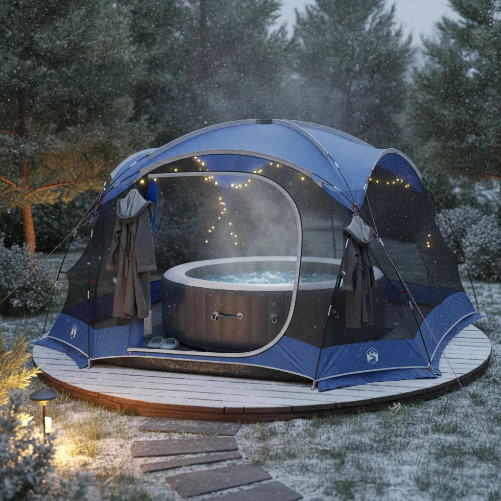 Tente Extérieure Chauffante pour Jacuzzi & Piscine