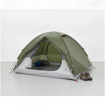 Tente Dôme 2 Places Vert Olive - Camping & Pêche