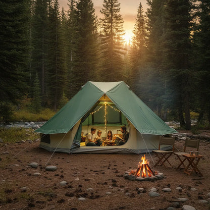 Tente Tipi Familiale 5 Personnes Confortable