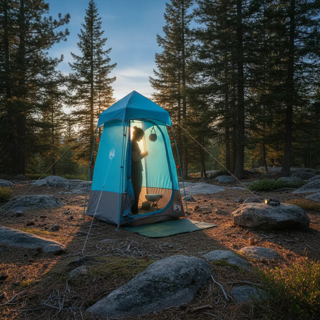 Tente de Douche Toilette Vestiaire Multifonction Camping