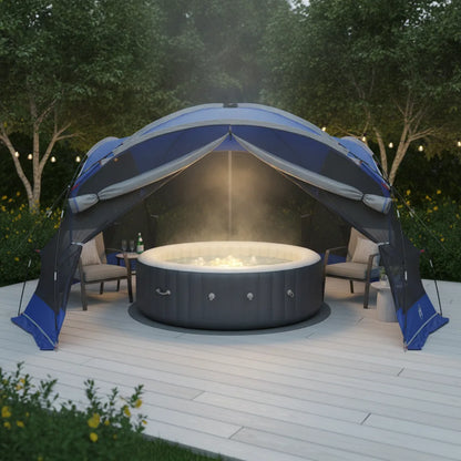 Tente Extérieure Chauffante pour Jacuzzi & Piscine