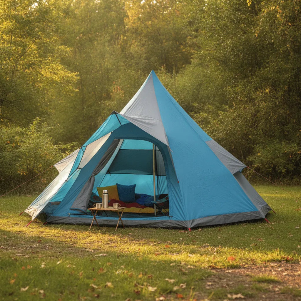 Tente Tipi Familiale 8 Personnes - Confort & Style Camping