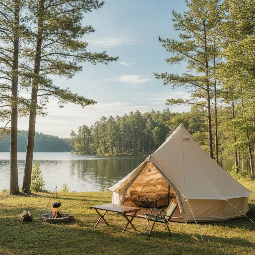 Tente Coton Familiale 5-8 Personnes - Confort & Aventure