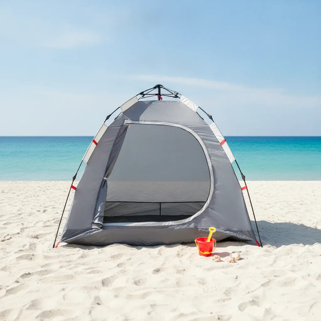 Tente de plage anti-UV UPF 50+ légère