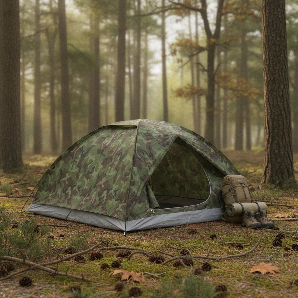 Tente Camouflage 2 Places - Abri Nature & Camping