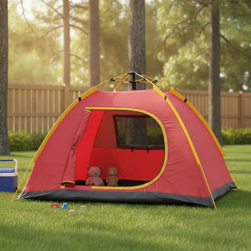 Tente Automatique Enfant 2 Places - Aventure & Jeu