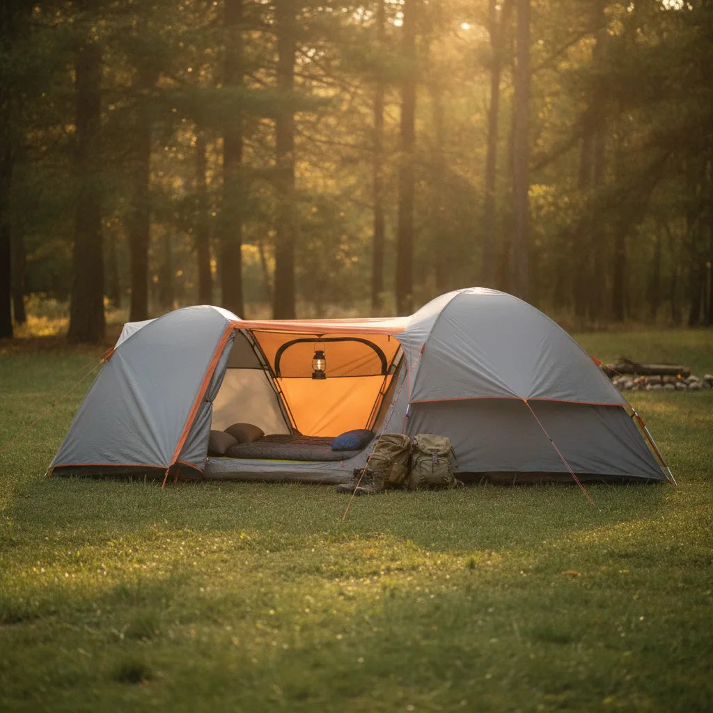 Tente 4 Places 2 Chambres - Intimité & Confort Camping