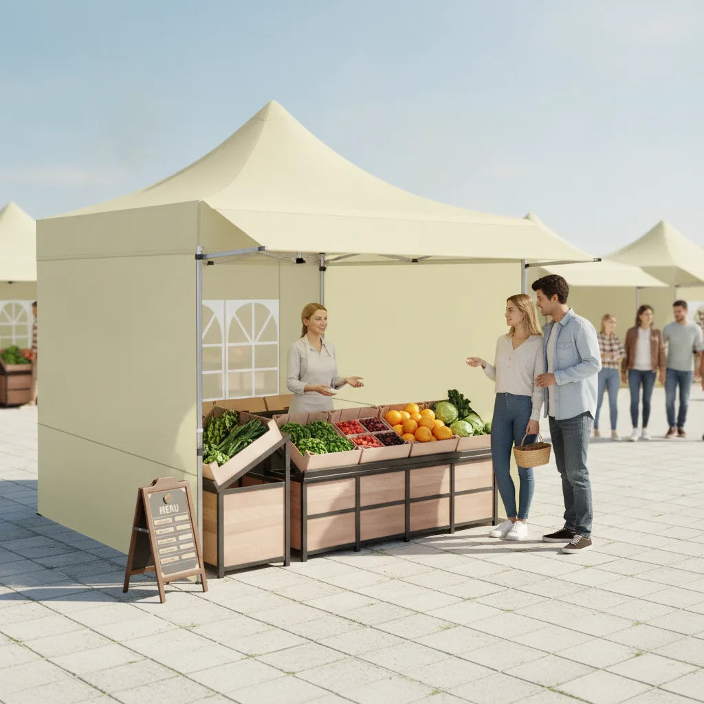 Tente Pliante Pro 3x3m - Marché & Événements