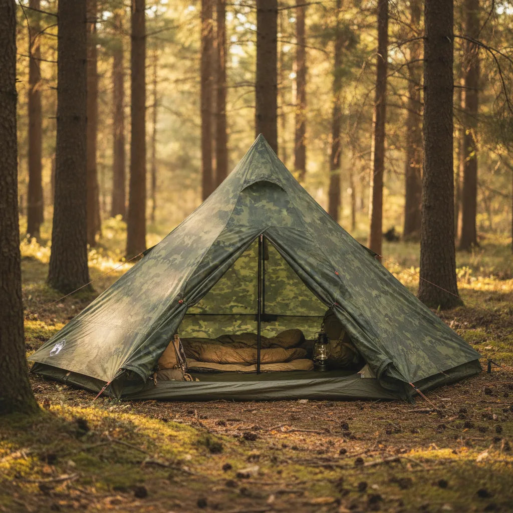 Tente Tipi Militaire 6 Personnes Imperméable