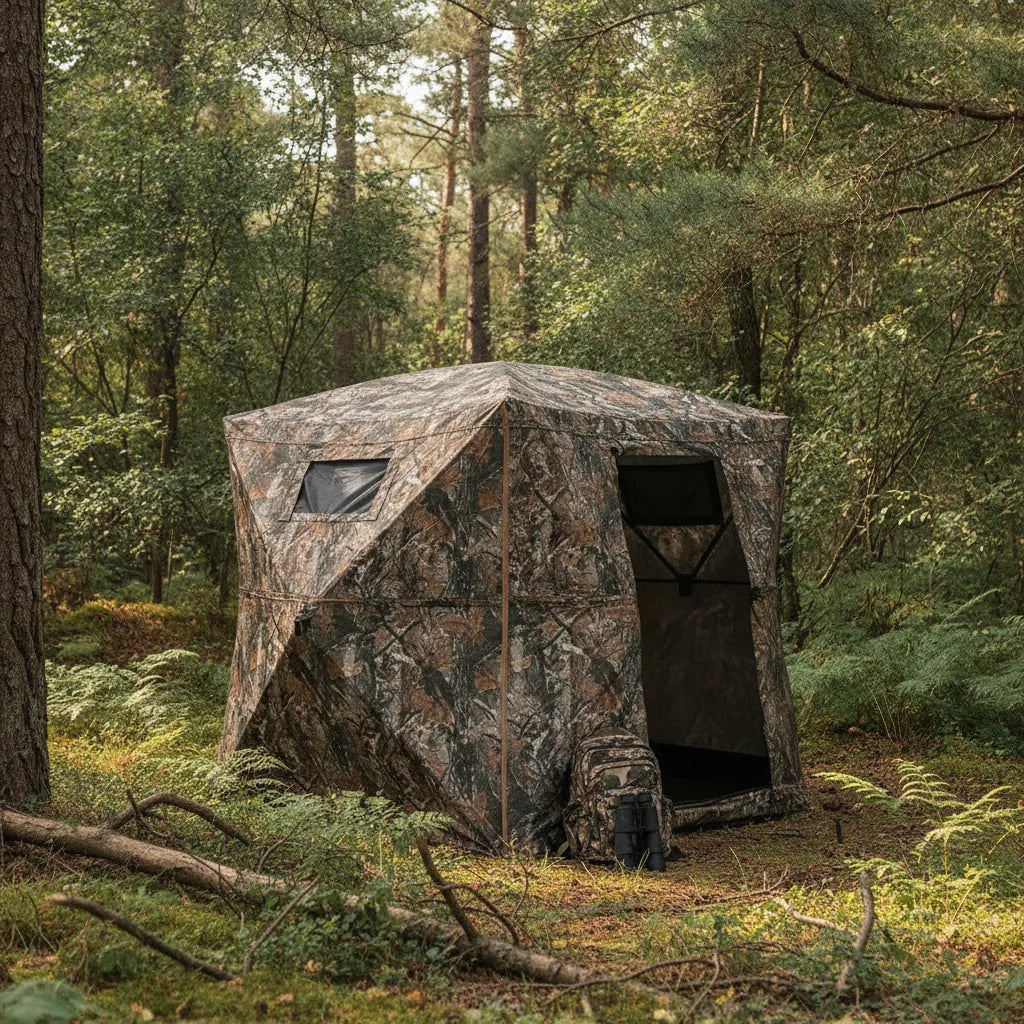 Tente de Chasse Camouflage 4 Personnes Imperméable