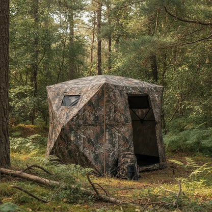 Tente de Chasse Camouflage 4 Personnes Imperméable