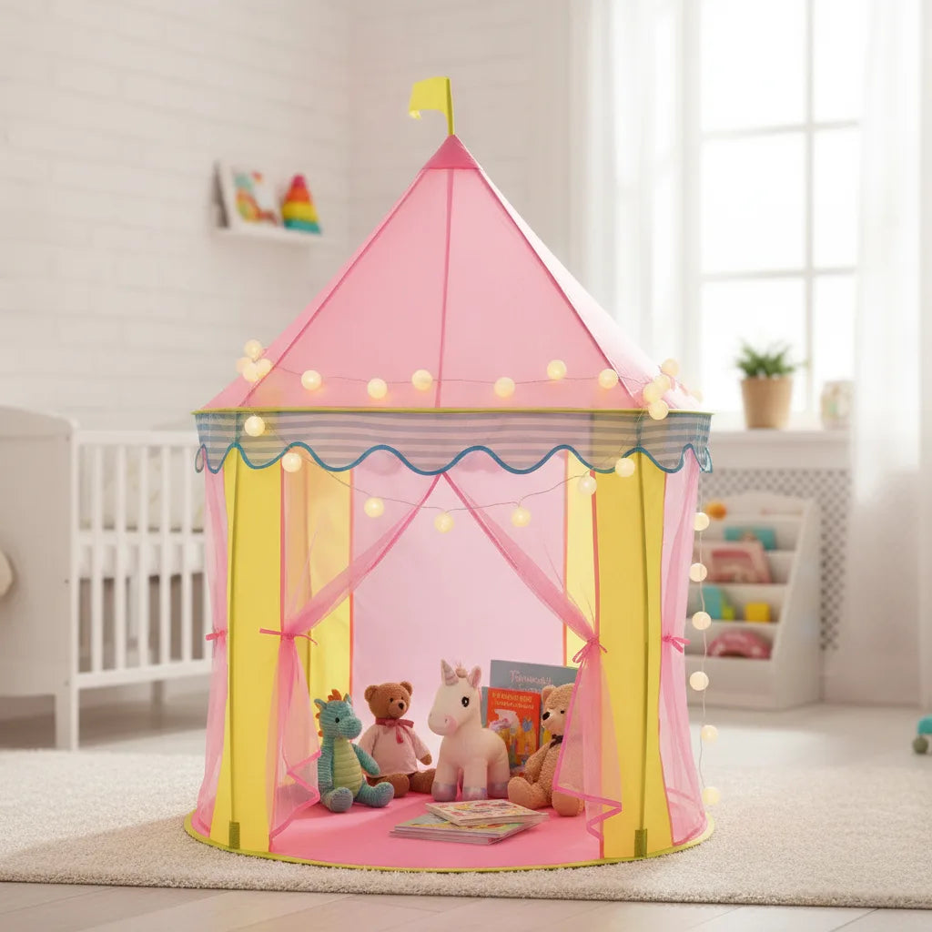 Tente Château Rose Pop Up Enfant