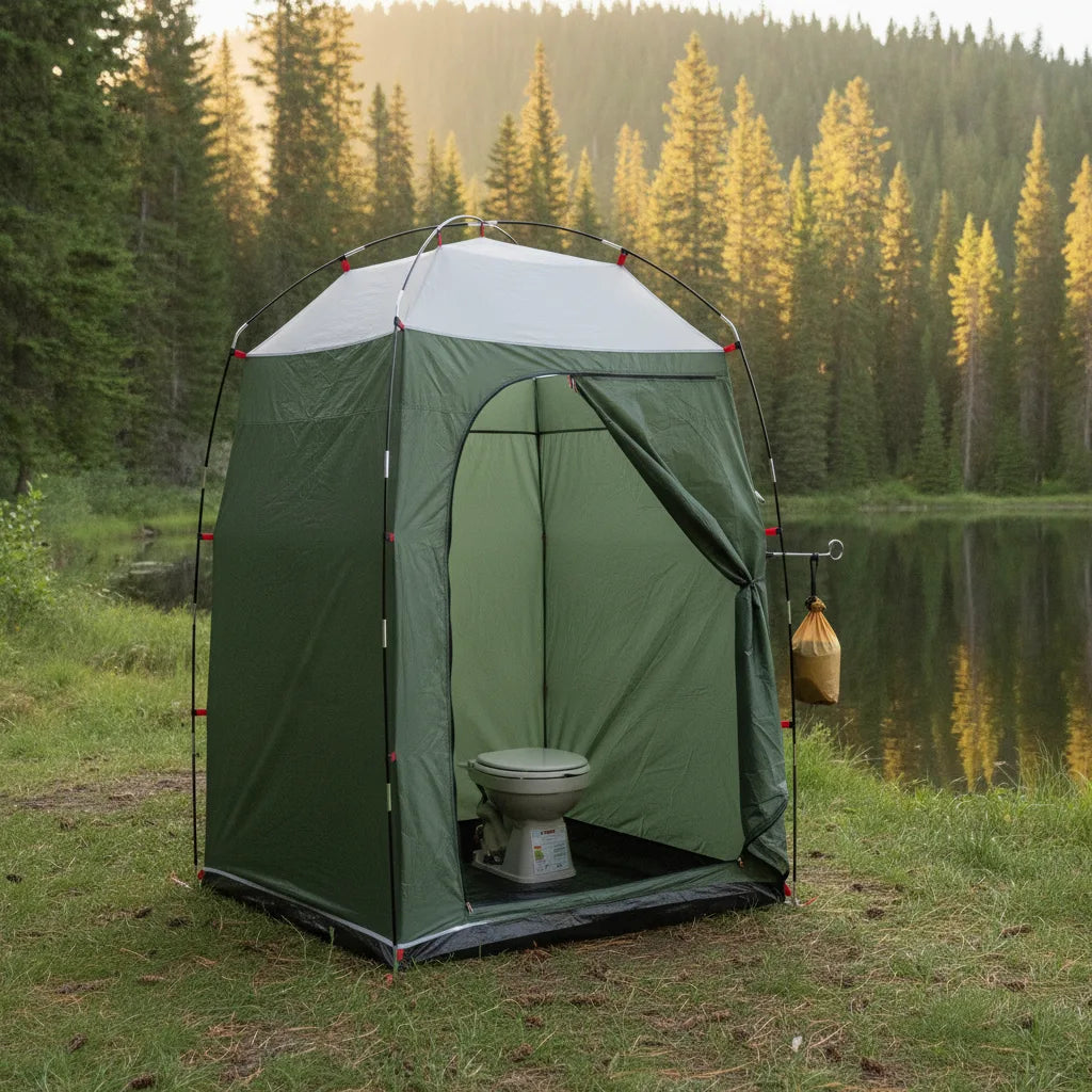 Tente de Toilette Camping Nomade - Intimité & Confort Extérieur
