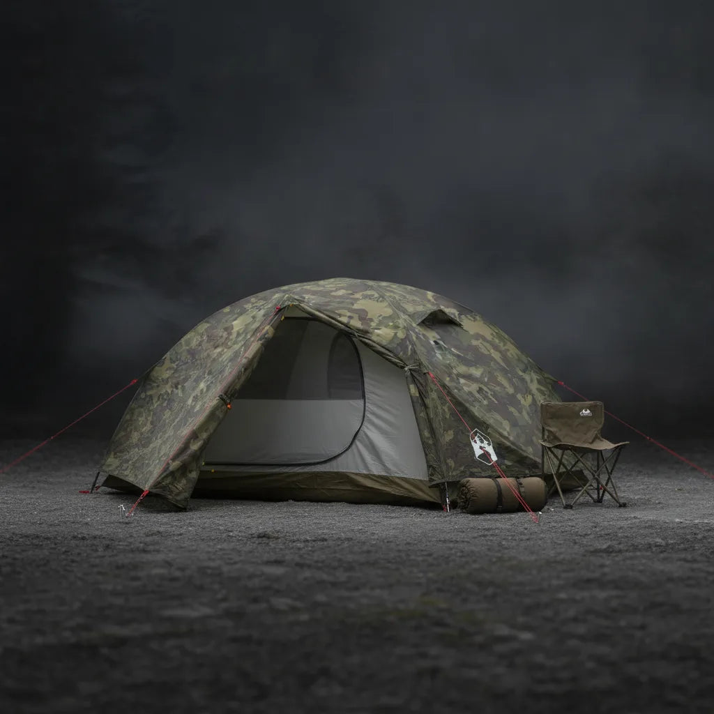 Tente Camouflage 3 Personnes : Abri Nature Discret