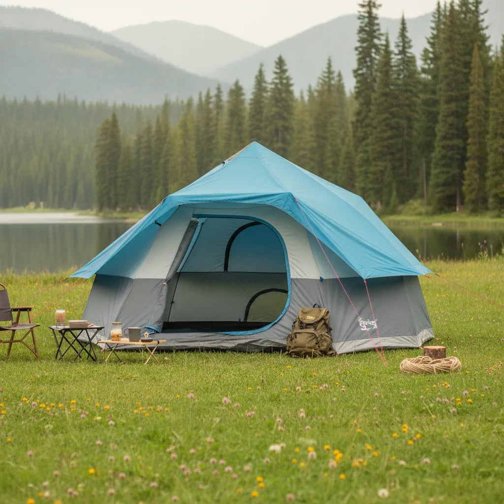 Tente Tipi Camping 6 Personnes Imperméable