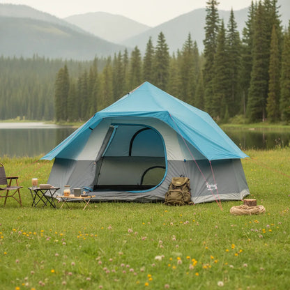 Tente Tipi Camping 6 Personnes Imperméable