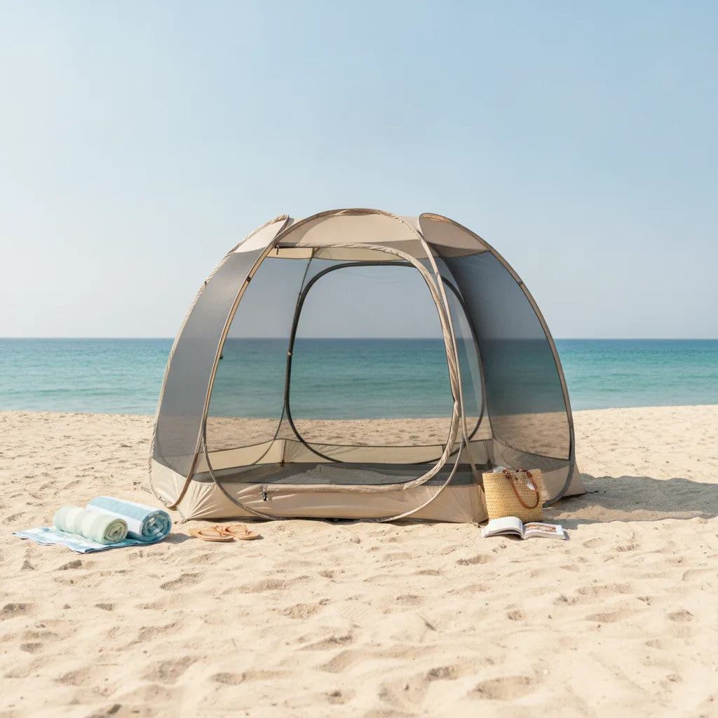 Tente de plage 2 secondes 12-15 personnes