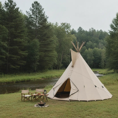 Tente Indienne Tipi 3-4 Places - Camping 4 Saisons